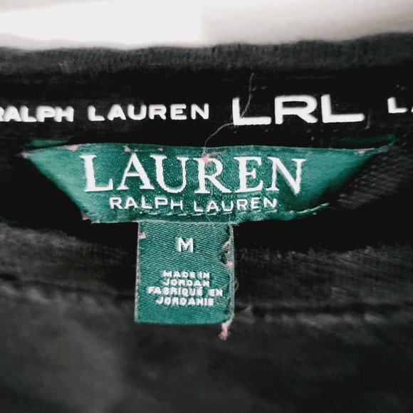 Ralph Lauren Women's Long Sleeve Sweatshirt Black Medium - Picture 5 of 5